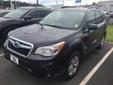 2016 Subaru Forester 2.5i Limited - $30,296
Subaru Certified, 4D Sport Utility, 2.5L 4-Cylinder DOHC 16V VVT, Lineartronic CVT, AWD, Dark Gray Metallic, Gray w/Perforated Leather-Trimmed Upholstery, ABS brakes, Driver door bin, Driver vanity mirror,