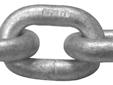 A low carbon steel general purpose/anchor chain with an ISO short pitch link. It is used in applications where high tensile strength is not required. Finish: hot dip galvanized. MFG# 3001875ISOX250 UPC# 628309127374
Upc: 628309127374
Weight: 102.000
Mpn: