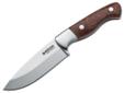 Fixed Blade Knife by Boker. An impressive looking yet extremely useful version of the original Terra Africa. The expressive grain of the Palmira wood handle scales contrasting with the two-toned N690BO steel blade make this a real standout for use or