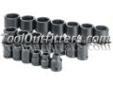 "
S K Hand Tools 84420 SKT84420 20 Piece 3/4"" Drive 6 Point SAE Impact Socket Set
Features and Benefits:
Improved black coating retains more rust preventative compound than black oxide
Neck down design provides improved access over tapered design
