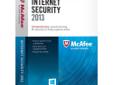 Contact the seller
MCAFEE INTERNET SECURITY 3 PC 2013 DOWNLOADThis is Downloadable Product. The Official Full Version Download link and the License Key for 12 months or 1 Year will be sent by email within 24 HoursKeep your digital life safe with McAfee