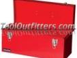 "
International Tool Box HBB-2100RD ITBHBB-2100RD 21"" Metal Hand Tool Box
Features and Benefits:
Durable steel construction
High gloss powder coat red finish
Heavy plated latches
Tote tray included for smaller pieces
Small size for easy storage
Portable