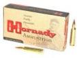 "
Hornady 8337 22-250 Remington Ammunition by Hornady 55 Gr V-Max (Per 20)
Hornady's V-MAX bullets consistently achieve rapid fragmentation at all practical varmint shooting velocities. The moly coating reduces barrel wear, residue in the barrel, and in