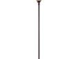 AUTHENTIC BRONZE PATINA 70 1/2" H x 14 1/2" D Steel Material (1)150W A21 Medium Base 3-Way, Bulb Not Supplied Glass Count: 192 Item Weight: 13.00 LBS Number of Bulbs: 1 Type of Bulbs: A21 MED (3-WAY) Voltage: 120vAC Max Wattage: 150 Bulbs Included: No