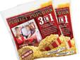 Contact the seller
Perfect Popcorn kits w/ 12 Individual 8oz. 3 in 1 Popcorn, Oil & Seasoning Pouches Our gourmet popcorn packs include everything you need in exactly the right proportions. Simply pour the contents of the pouch in the kettle, and in just