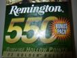 never opened, 550 rounds of Remington .22 hollow point
