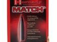 "
Hornady 22495 22 Caliber Bullets (.224"") 52 Gr BTHP Match (Per 500)
Hornady has taken their match bullet engineering to the next level. All of their match bullets now feature their AMP (Advanced Manufacturing Process) bullet Jackets. What are AMP
