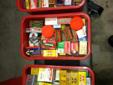 I have my grandfather's hoard of .22 ammo that he collected over the last 40-50 years. Some of it is newer ammo from the 1990's some of it is collectable boxes from the 1950's and 1960's. Most of it is long rifle but a lot of it is shorts, magnum and
