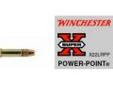 "
Winchester Ammo X22LRPP 22 Long Rifle 40gr,Super-X, Power Point Lead Hollow Point, (Per 50)
Winchester Super-X High Velocity Rimfire Cartridges are the most technologically advanced ammunition in history. By combining advanced development techniques and
