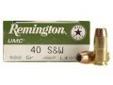 Remington L40SW4 23746 UMC 40S&W 165gr MC
Remington L40SW4 UMC has blazed a trail of innovation in cartridge making excellence that continues to this day. UMC was the first ammunition company to produce centerfire ammunition. Outstanding performance at a