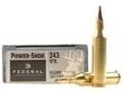 "
Federal Cartridge 243AS 243 Winchester 243 Win, 80gr, Speer Hot-Cor Soft Point, (Per 20)
Load number: 243AS
Caliber: 243 Win. (6.16x51mm)
Bullet Weight: 80 Grains, 5.18 Grams
Primer number: 210
Classic Centerfire, Speer Hot-Cor Soft Point
Usage: