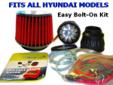 Contact the seller
High Performance DIY Hyundai Electric Air Intake Supercharger Turbo Fan Easy Bolt On Kit The BRAND NEW Electric Air Intake System is designed to revolutionize everything you thought you knew about high flow air intake kits. Replace your