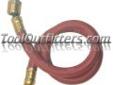 "
Mountain 91003980 MTN6224 24 in., 1/4 in. ID x 1/4 in. NPT, M x F Whip Hose
Features and Benefits:
Four spiral reinforced red rubber with machined brass end fittings
300 PSI working pressure
Vinyl guard bend restrictors on each end
360o swivel end