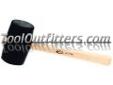 K Tool International KTI-71751 KTI71751 24 oz. Rubber Mallet
Features and Benefits:
Non-marking rubber mallet
Model: KTI71751
Price: $5.82
Source: http://www.tooloutfitters.com/24-oz.-rubber-mallet.html