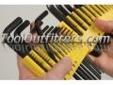 "
Titan 12712 TIT12712 25 pc Hex Key Set
Includes SAE and Metric sizes: 1/16, 5/64, 3/32, 7/64, 1/8, 9/64, 5/32, 3/16, 7/32, 1/4, 5/16 & 3/8"" and 1.27, 1.5, 2, 2.5, 3, 4, 4.5, 5, 5.5, 6, 7, 8 & 10 mm
Heat treated carbon steel with black oxide finish