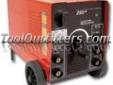 "
Lincoln Electric Welders 110-133-000 LEW110-133-000 285A AC/DC Arc Welder
Features and Benefits
Infinite amperage control - great shop welder
Includes wheel kit with heavy-duty handle, electrode holder with 12 ft. cable, ground clamp with 10 ft cable,