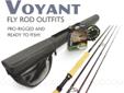 Redington Voyant Fly Rods are high performance, fast-action rods that boast smooth power and a stiff tip. Paired with the power of the full-aluminum Surge reel and the subtle but strong Rulon drag system, and rigged and ready to fish with the RIO