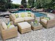 Contact the seller
Royal Cayman 6 Piece Outdoor Wicker Patio Sofa Set Our line of high quality wicker patio furniture is the perfect addition to any home outdoor or indoor seating area. Available in a plethora of stylish colors, they will be sure to