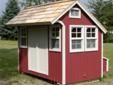 The Elizabeth Chicken Coop The Elizabeth house measures 4 feet x 7 feet inside with the potential for any size A frame run desired. We can suggest custom options available for feed and water placement as well as door and window arrangements that will