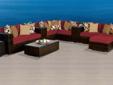 Contact the seller
Contemporary Ocean View Henna Spice 14 Piece Outdoor Wicker Patio Furniture Set Our line of high quality wicker patio furniture is the perfect addition to any home outdoor or indoor seating area. Available in a plethora of stylish