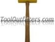 "
FILMTECH LLC 5804 NCT5804 2"" Flat Face Mallet - Yellow
Features and Benefits:
Made from yellow ultra-high-molecular-weight plastic
Mallets have a mar-free surface
Excellent tool for stretching and finishing sheet metal
Genuine hickory handles
Made in