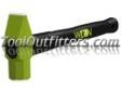"
Wilton 30216 WIL30216 2 Lb. Head, 16"" BASH Cross Pein Hammer
Features and Benefits:
Unbreakable Handle Technology and steel core design prevents breaking during overstrikes
Hi-Vis green easily identifiable on jobsite and Flat Head to stand upright for