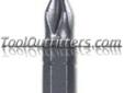 Vermont American 16492 VER16492 #2 Phillips Drywall IcebitÂ® Insert Screwdriver Bit 1 in.
Features and Benefits:
Constructed of hardened steel for longer bit life and resistance to tip wear
The ribbed tip increases gripping power and reduces slippage