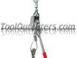 American Gage 18600 AMG18600 2 Ton Dual Ratchet Drive Cable Puller
Features and Benefits:
Cable limiter which keeps 2 wraps of cable on the ratchet wheel
2 ton double ratchet drive
5 year warranty
Meets or exceeds ASME and OSHA specs
Price: $25.29
Source: