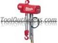 "
Milwaukee Electric Tools 9573 MLW9573 2 Ton Electric Chain Hoist
All Milwaukee Professional Electric Chain Hoists offer an array of load lift and height options. With 1/2 to 2 Ton capacities and 10 ft. to 20 ft. lifting heights, you can order a