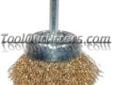 K Tool International KTI-79215 KTI79215 2in. Coarse Crimped End Wire Cup Brush
Price: $5.17
Source: http://www.tooloutfitters.com/2in.-coarse-crimped-end-wire-cup-brush.html