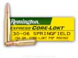 Manufactured by the legendary Remington Arms Company, this product is brand new, brass-cased, boxer-primed, non-corrosive, and reloadable. It is a staple hunting and target practice ammunition. The Core-Lokt bullet design is the original
