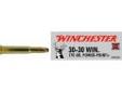 "
Winchester Ammo X30303 30-30 Winchester 30-30 Win, 170gr, Super-X Power-Point, (Per 20)
Super-X Power-Point's unique exposed soft-nose jacketed bullet design delivers maximum energy on target. Strategically placed notches around the jacket mouth improve
