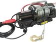 Contact the seller
High Quality 12 Volt ATV Winch This Speedway Series winch comes with a 23-1/2'' long C channel mounting bracket that has 7/16'' mounting holes. Permanent magnet, 1.3 HP reversing motor operates on 12 Volt DC. Three - stage planetary