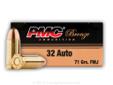 This PMC ammo is great for target practice and range training. Whether you're training for self-defense situations with your 32 Auto concealed carry pistol or just trying to get some range time under your belt, this ammo is the perfect choice! PMC