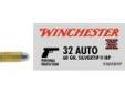 "
Winchester Ammo X32ASHP 32 Automatic 32 Automatic, 60gr, Super-X Silvertip HP, (Per 50)
Winchester's Silvertip Handgun ammunition remains one of the most dependable and performance-proven handgun cartridges ever created. Originally developed for Law