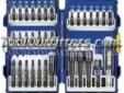 "
Hanson 1840315 HAN1840315 33 Piece Impact Screwdriver Bit Set
Features and Benefits:
Impact rated
1/4" quick change hex shank
3x the life
#1, #2, and #3 Phillips, square insert and power bits, T15-40 insert torx bits
1/4", 5/16" and 3/8" nuttsetters,