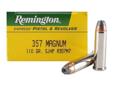 Manufactured by industry leader Remington Arms Company, so you know this is a quality product. It is new manufacture, brass-cased, boxer-primed, non-corrosive, and reloadable. It's a versatile round applicable for use when ridding yourself of varmits or