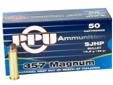 .357 Magnum Jacketed Hollow Point, 158gr, 50rd Box
Brass Cased, Fully Reloadable Jacketed Hollow Point.
$35.00 a Box, 50rds