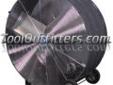 "
FASCO MVB36B FASMVB36B 36"" Industrial Grade Belt Drive Drum Fan
Features and Benefits
24 gauge steel housing - sturdy construction for extended operational life
1/2HP ODP motor for superior performance, greater output and long life
Intended for