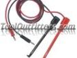 "
E-Z Hook BXJL-36R/B EZHBXJL36RB 36"" Test Leads
Features and Benefits:
Standard banana plug in nickel-plated brass body
Nickel-silver springs
Plastic handle
Solderless assembly
Lead length: 36â, 90cm
Set of 1 red and 1 black.
"Price: $15.83
Source:
