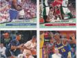 This is a 375 card set of 1992-93 Fleer Ultra basketball cards. These are a complete set from series 1 and 2. Four standout cards are in hard cards with soft sleeve.
Standout cards are:
Michael Jordan #27
Shaquille O'Neal #328 (Rookie)
Alonzo Mourning