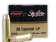 PMC's Starfire ammunition represents PMC's premium line of personal-defense ammunition. The Starfire line features their patented rib-and-flute design which creates expansion on impact of up to two times its original diameter! Combine this expansion which