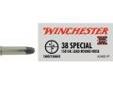 "
Winchester Ammo X38S1P 38 Special 38 Special, 158gr, Super-X Lead Round Nose, (Per 50)
Winchester's Lead Round Nose bullet offers excellent accuracy and sure functioning.
Symbol: X38S1P
Caliber: 38 Special
Bullet Weight: 158 Grains
Bullet Type: Lead