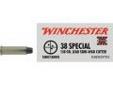 "
Winchester Ammo X38WCPSV 38 Special 38 Special, 158gr, Super-X Lead Semi-Wad Cutter, (Per 50)
Winchester's Lead Semi-Wad Cutter bullet offers excellent accuracy, a lubricated bullet, and clean target signature.
Symbol: X38WCPSV
Caliber: 38 Special