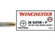 "
Winchester Ammo Q4205 38 Super Automatic + Parabellum 38 Super Auto +P, USA 130gr., Full Metal Jacket, (Per 50)
For serious centerfire handgun shooters, USA Brand ammunition is the ideal choice for training-or extended sessions at the range. As you'd