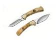 "
Buck Knives CMBOBCLE1 3972 112/113 Box Elder w/B&C Med
Buck B&CÂ® Collector's Set
Features:
- One 7 1/4"" overall fixed blade with 3"" blade and full tang
- One 4 1/4"" closed lockback with 3"" blade.
- Both knives feature 420HC stainless drop point