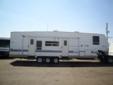 2002 FOREST RIVER SIERRA SPORT FIFTH WHEEL TOY HAULER
Model: F38SP
Manufactured by Forest River, Inc.
39 FT x 8 FT
Sleeps 6-8
Bed, Bunk Sleeper, Two Convertible Bench/Sleepers
Dealer Stock Number: 1559
Vehicle ID Number: 4X4FSED262C024781
RVIA Number: