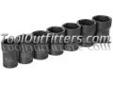 "
Grey Pneumatic 8370 GRE8370 3/4"" Drive 7 Piece Truck Pinion Locknut Set
Features and Benefits
Extra-thin wall deep length impact sockets for removing/ installing transmission and differential end yoke locknut's
Can be used on a wide variety of trucks