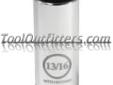 "
Mountain MTN10513/16D MTN10513/16D 3/8"" Drive 13/16"" 6 Point Deep Socket
Features and Benefits:
All Mountainâ¢ Sockets are High Polished Chrome and made of the highest quality Chrome Vanadium Steel
Laser Etched with high visibility markings with the