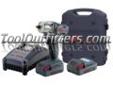 "
Ingersoll Rand W5130-K2 IRTW5130-K2 3/8"" Drive IQv20 Cordless Impact Wrench Kit with 2 Batteries
Features and Benefits:
190 ft-lbs max reverse torque for best power to weight ratio in the industry
High power, long life motor â optimized for 3/8" class